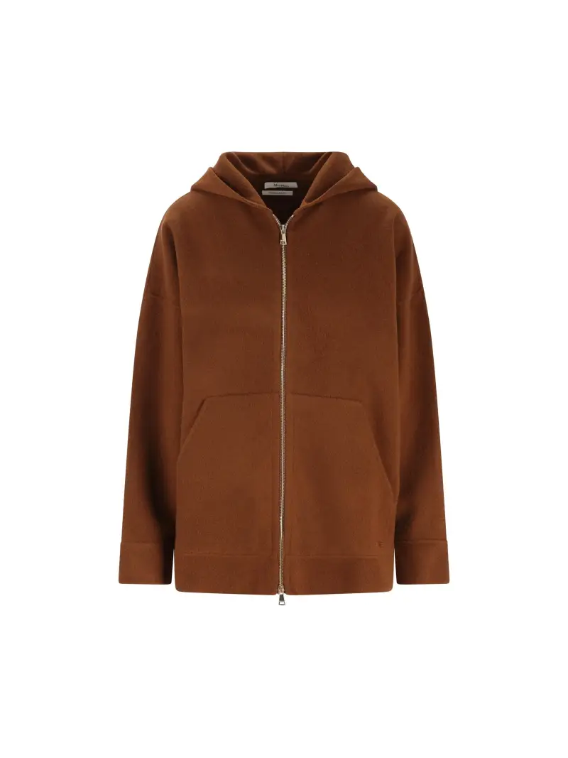 Felpa In Lana E Cashmere MARRONE