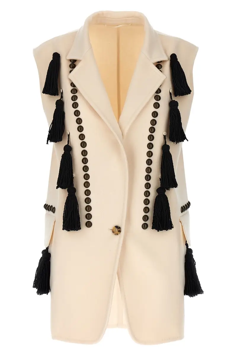 Max Mara Gilet Bianco 4332971