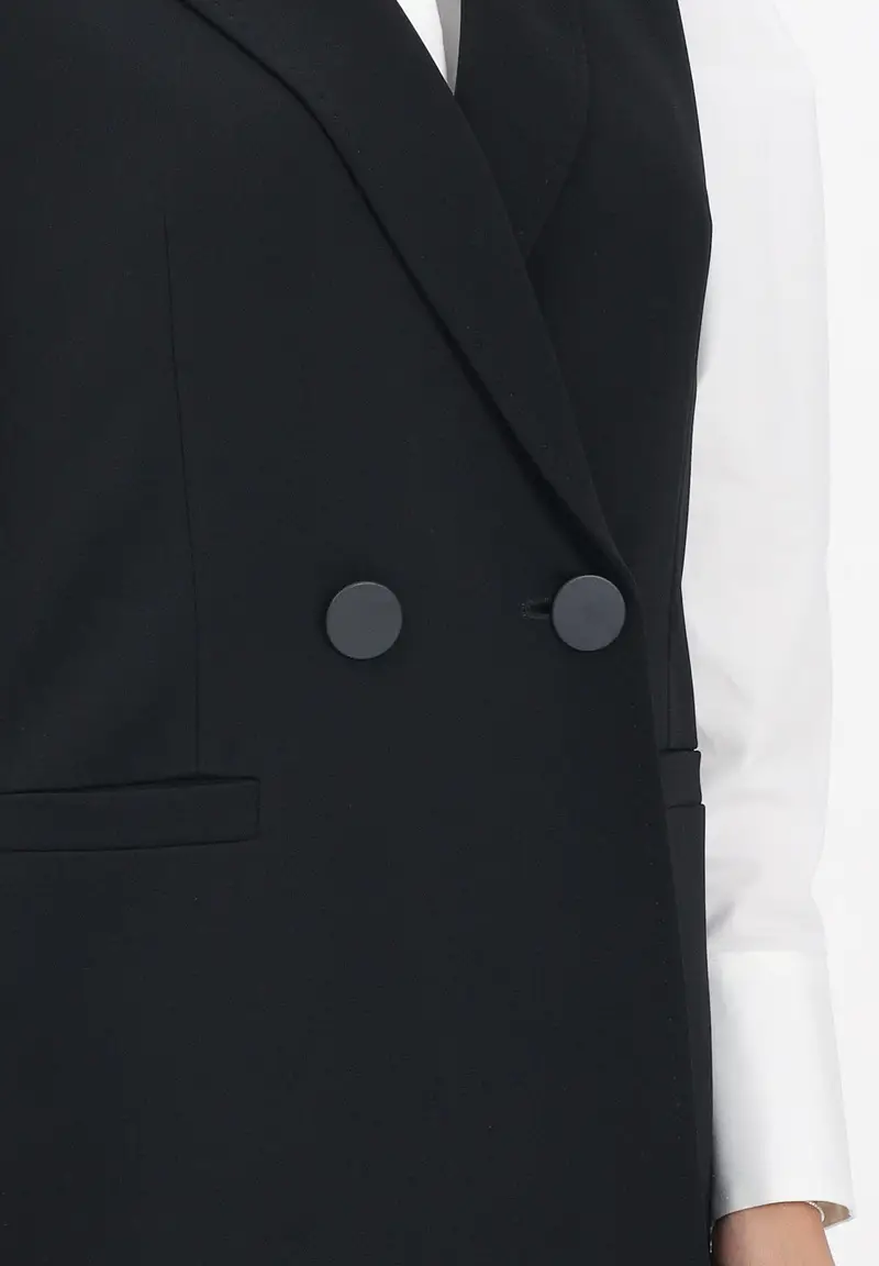 Max Mara Gilet Donna Nero 1069066 miniatura 2