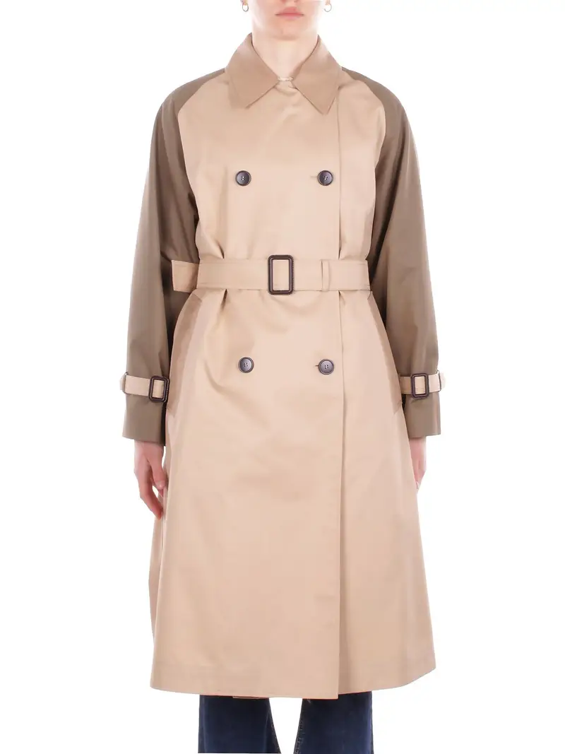 Giubbotto Donna MAX MARA Beige Wkd canasta impermeabile