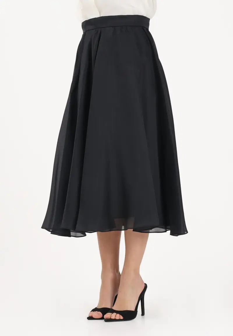 Gonna midi MSECALLE nera da donna