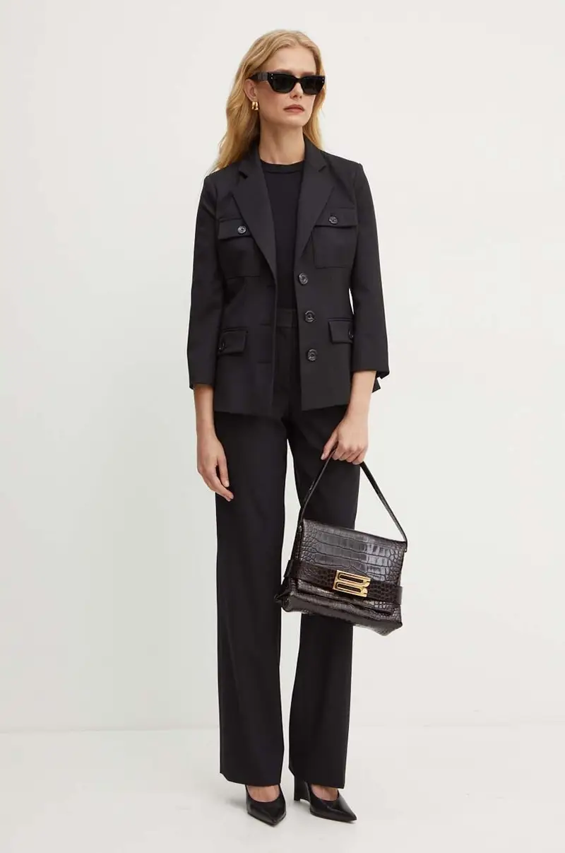 Max Mara Leisure T-shirt Donna Nero 2454979 miniatura 2