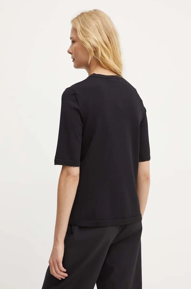 Max Mara Leisure T-shirt Donna Nero 2454979 miniatura 3
