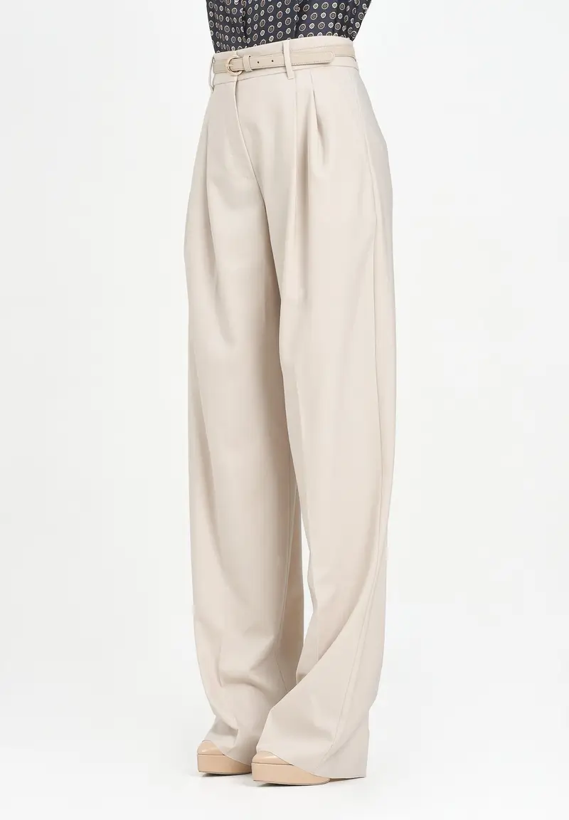 MAX MARA Pantalone elegante beige da donna