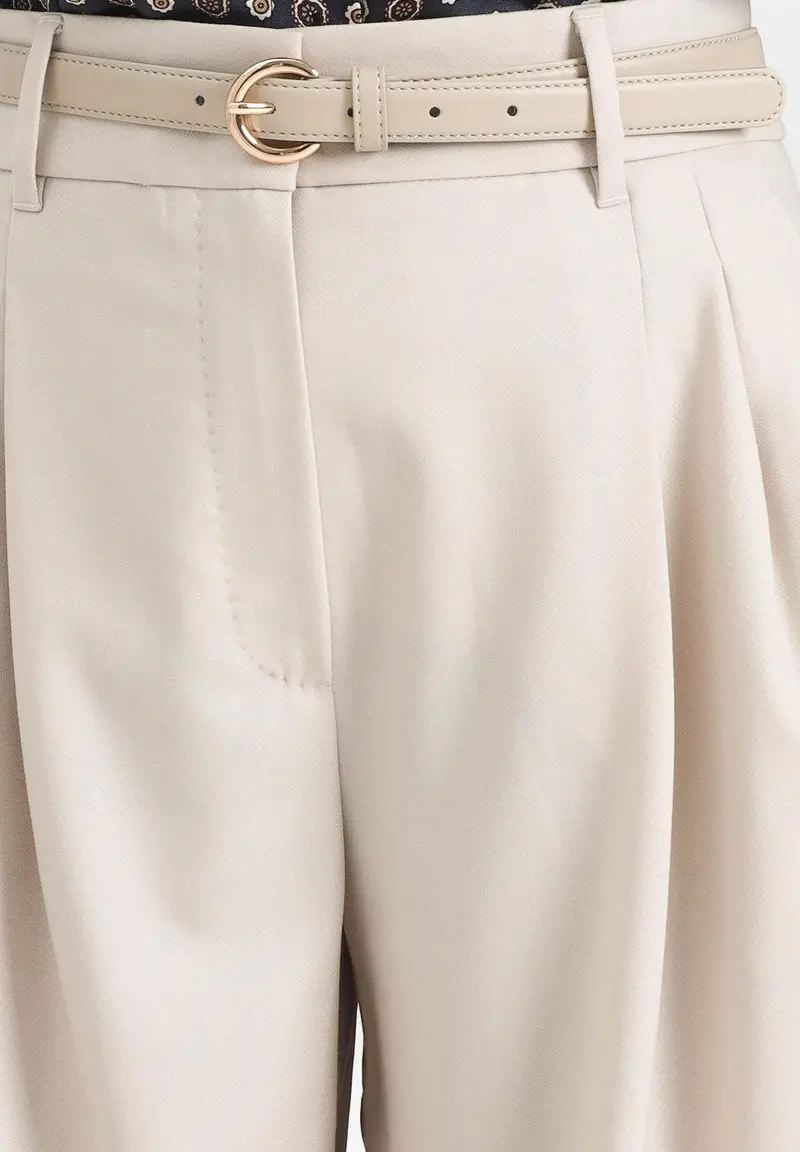 MAX MARA Pantalone elegante beige da donna miniatura 2
