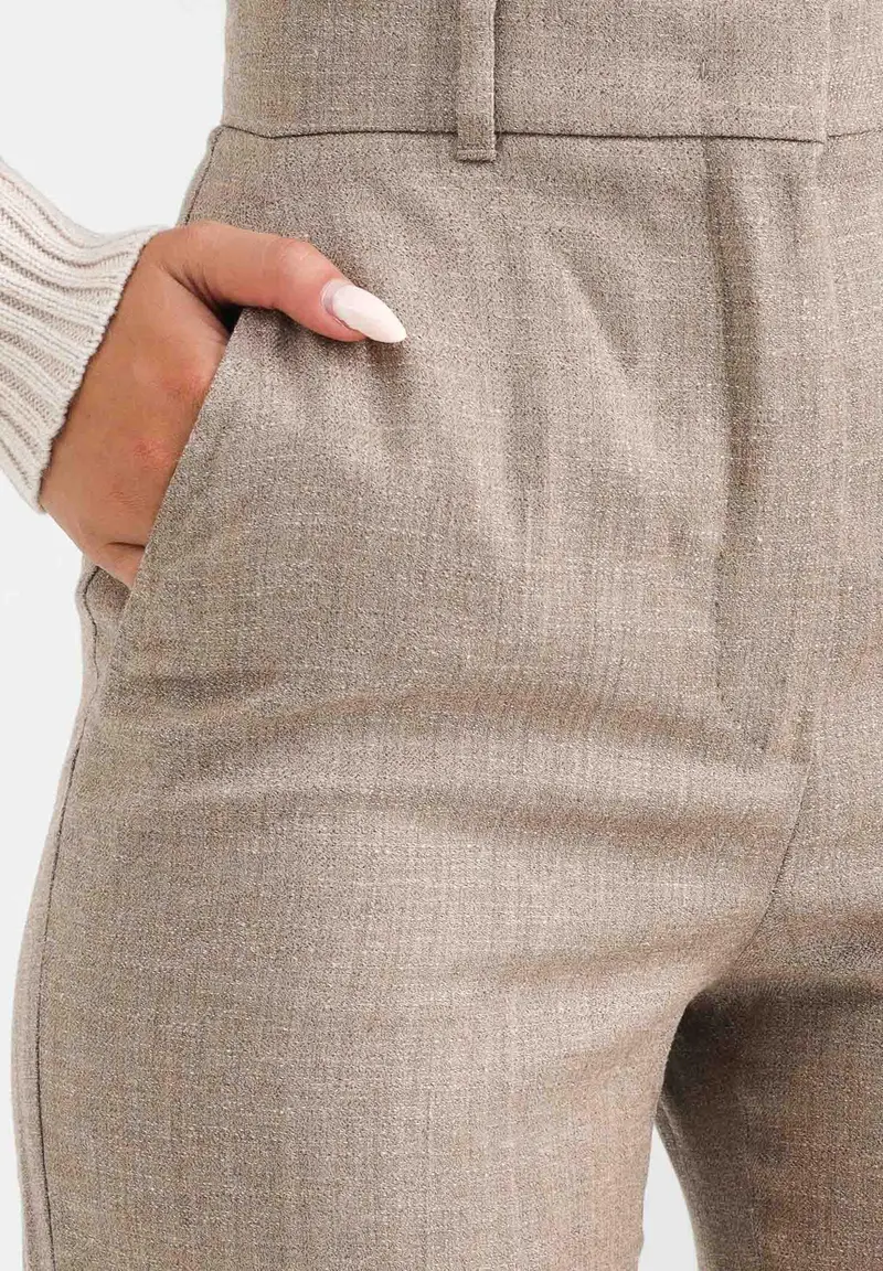 MAX MARA Pantalone elegante EZIANA beige da donna miniatura 2