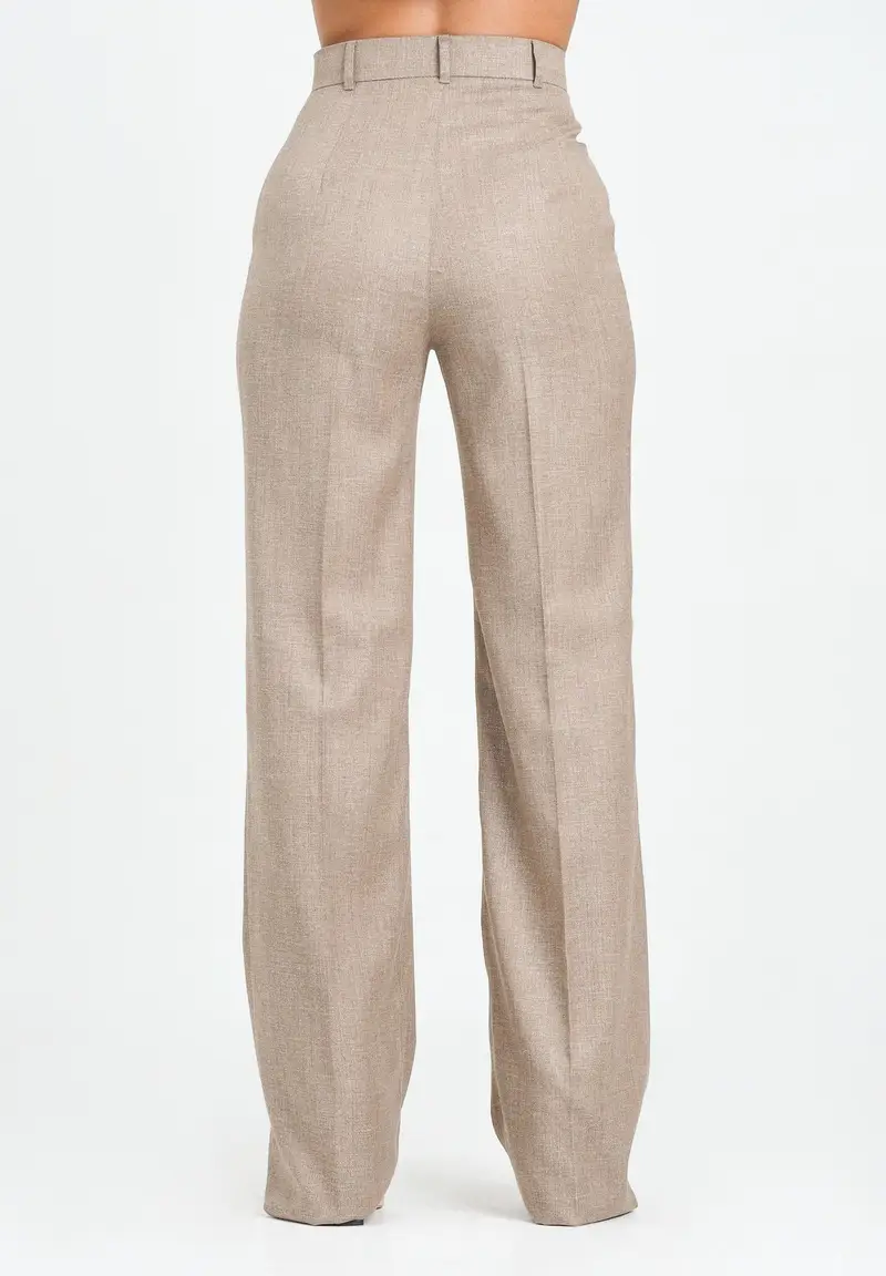 MAX MARA Pantalone elegante EZIANA beige da donna miniatura 3