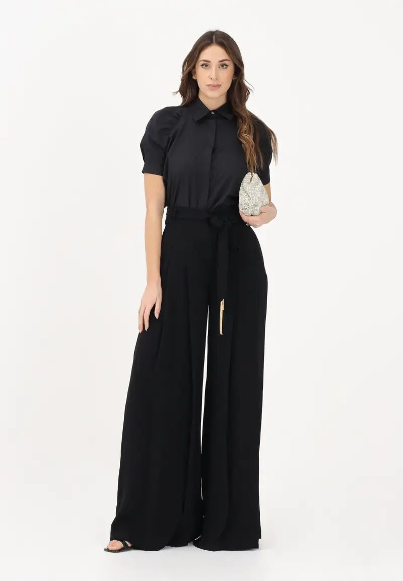 Pantalone MSEVALICO nero da donna miniatura 2