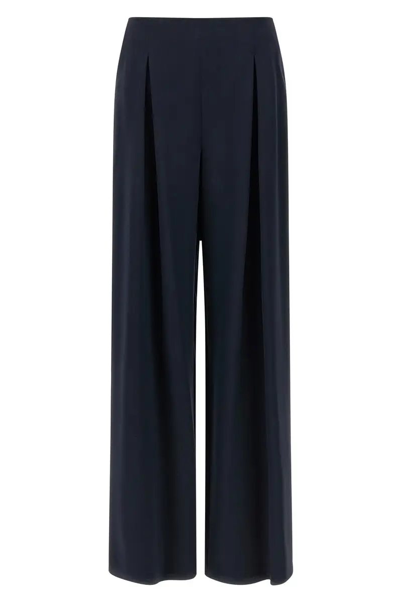 Max Mara Pantalone 'Mxppalude' Blu in Seta