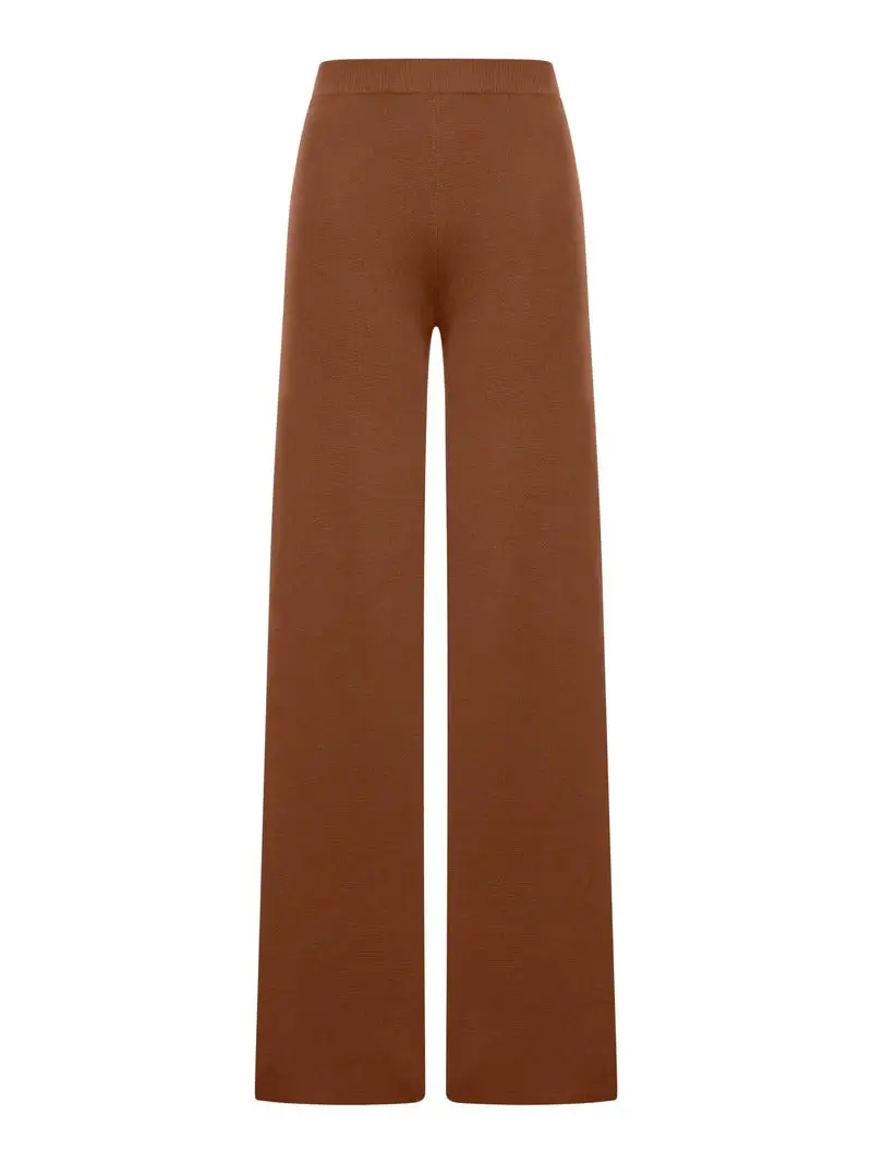 pantaloni judy max mara MARRONE