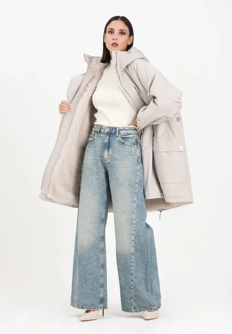 Max Mara Parka Donna Beige 2818745 miniatura 2