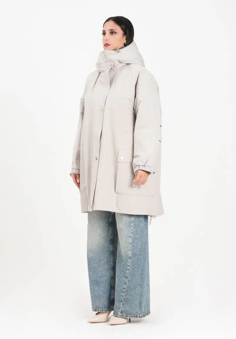 Max Mara Parka Donna Beige 2818745