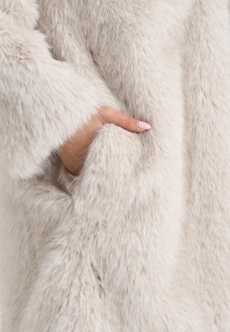 MAX MARA Pelliccia beige da donna miniatura 2