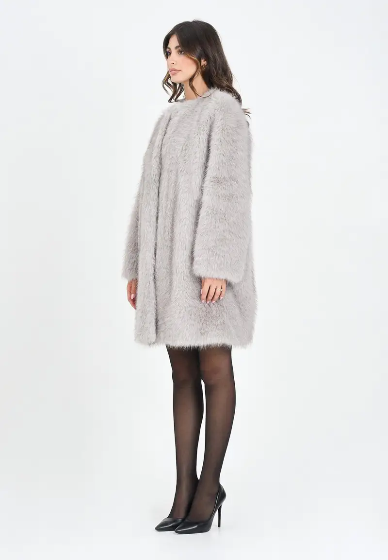 MAX MARA Pelliccia grigia da donna