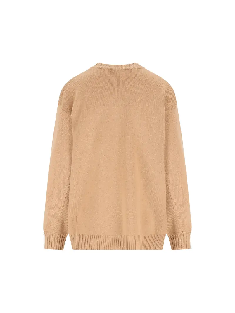 Pullover In Lana MARRONE miniatura 2