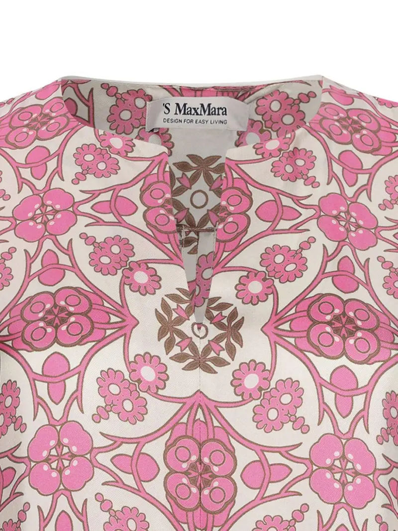 Abito fulvia fantasia floreale Rosa miniatura 2