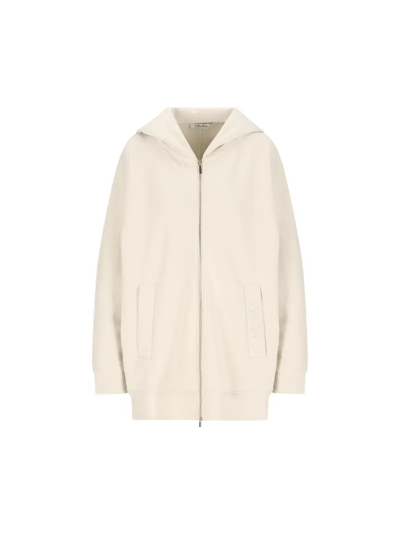 MAX MARA - Felpa In Cotone BIANCO