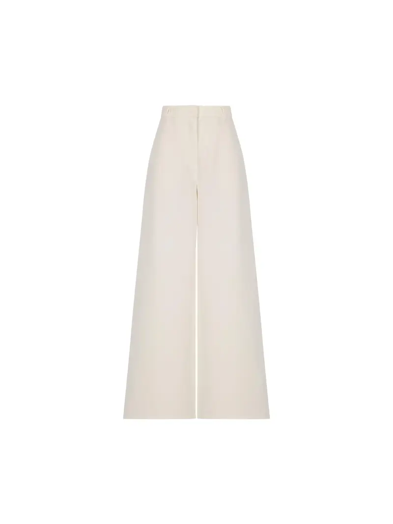 MAX MARA - Pantaloni In Cotone BIANCO