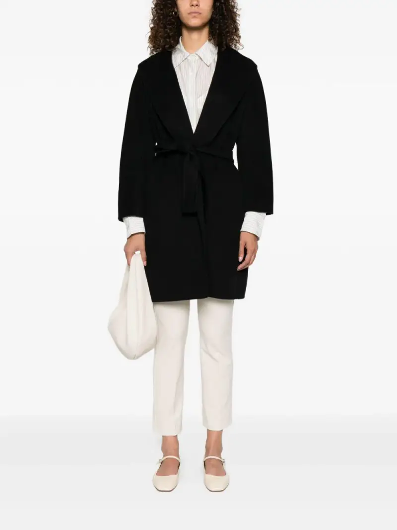 Pantaloni dritti in cotone Avorio miniatura 3