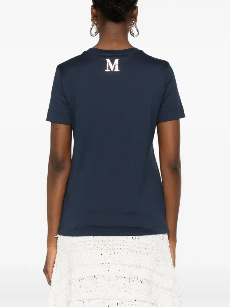 MAX MARA - S T-shirt Blu 2538703 miniatura 3