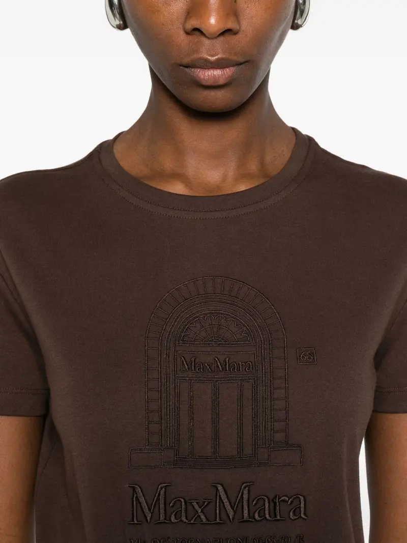 T-Shirt Max Mara marrone Marrone scuro miniatura 2