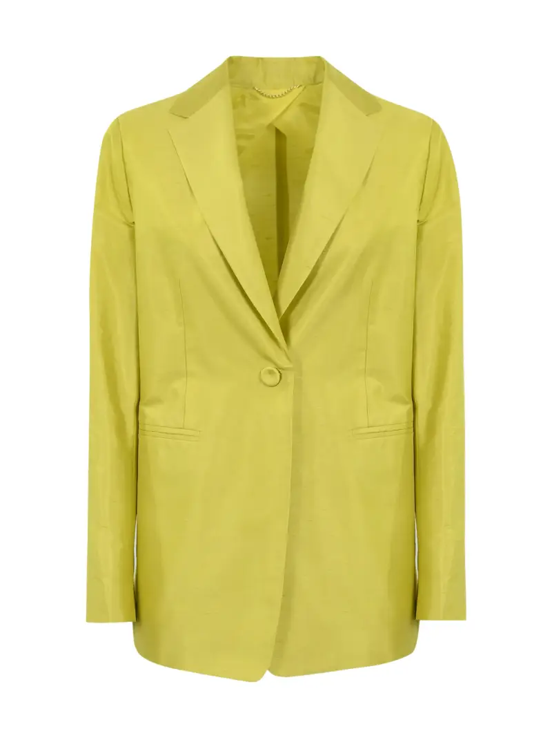 Blazer monopetto cedro seta