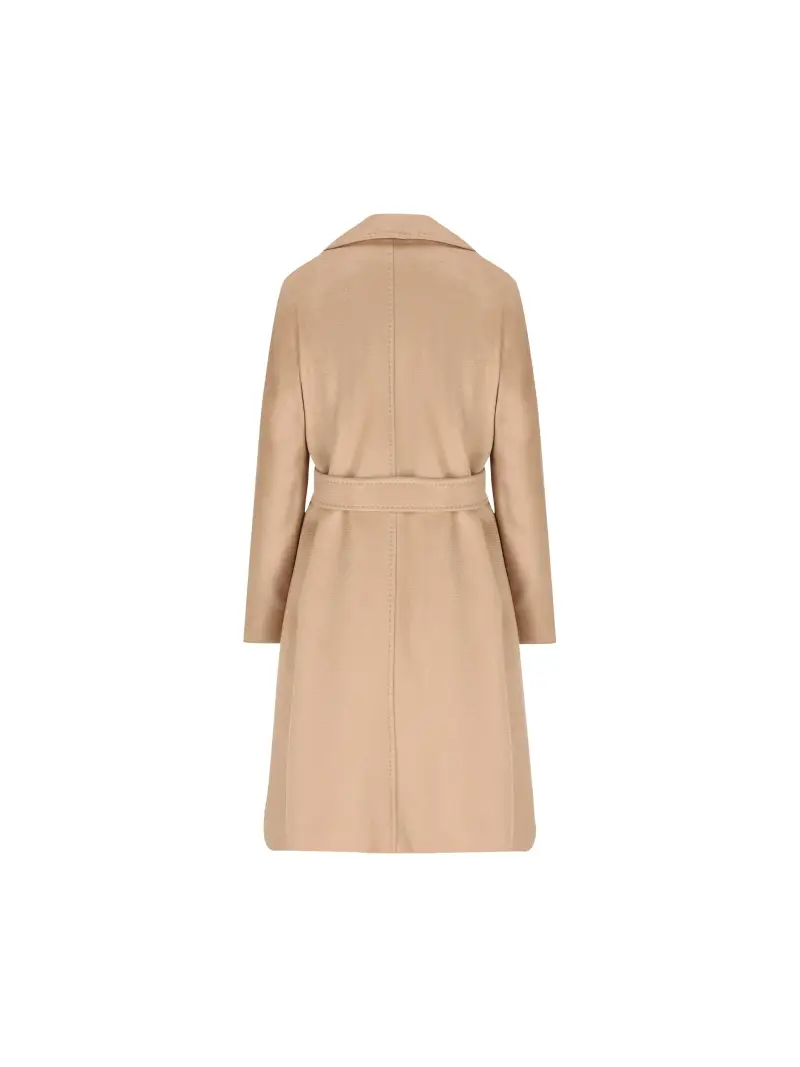 Cappotto A Vestaglia In Lana BEIGE miniatura 2