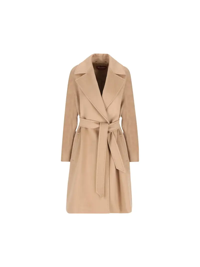 Cappotto A Vestaglia In Lana BEIGE