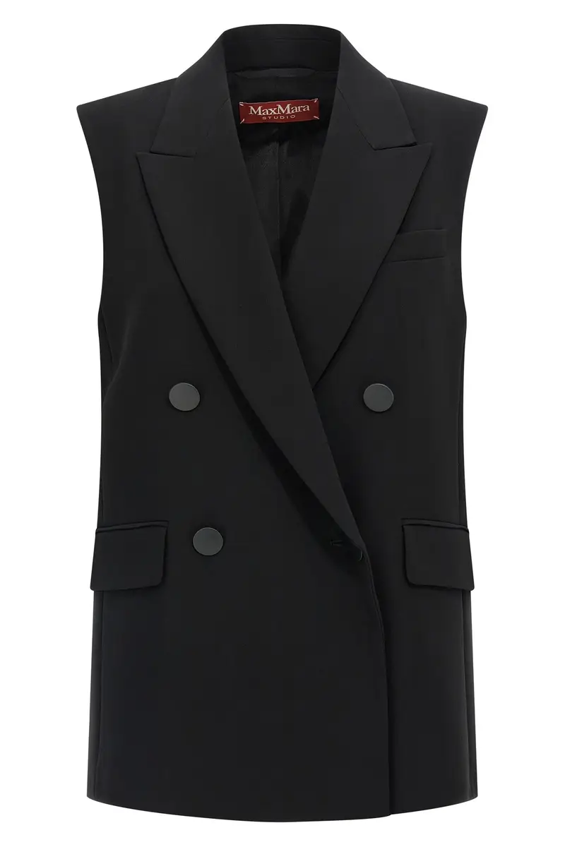 Max Mara Studio Gilet Nero 2551919