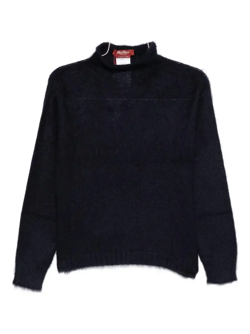 Maglione a collo alto Blu