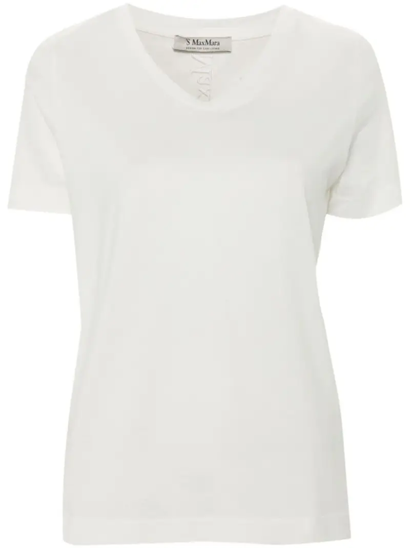 Max Mara T-shirt Bianco 2526806