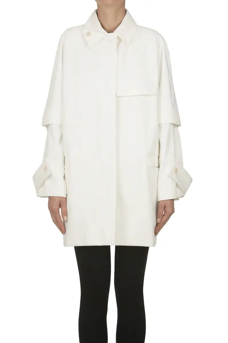 Max Mara Trench Bianco 3817083