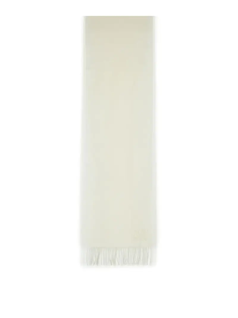 Wsdalia Optical White Cashmere Scarf Bianco