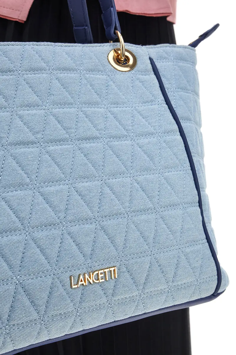 LANCETTI Maxi bag Denim 1955681 miniatura 3