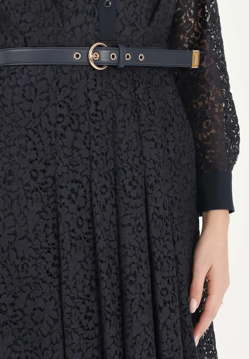 MAX MARA Abito midi MSTRICORDO blu da donna miniatura 3