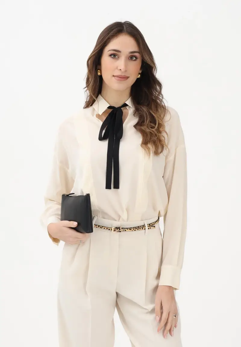 MAX MARA Blusa MSTCOLONO avorio da donna miniatura 2