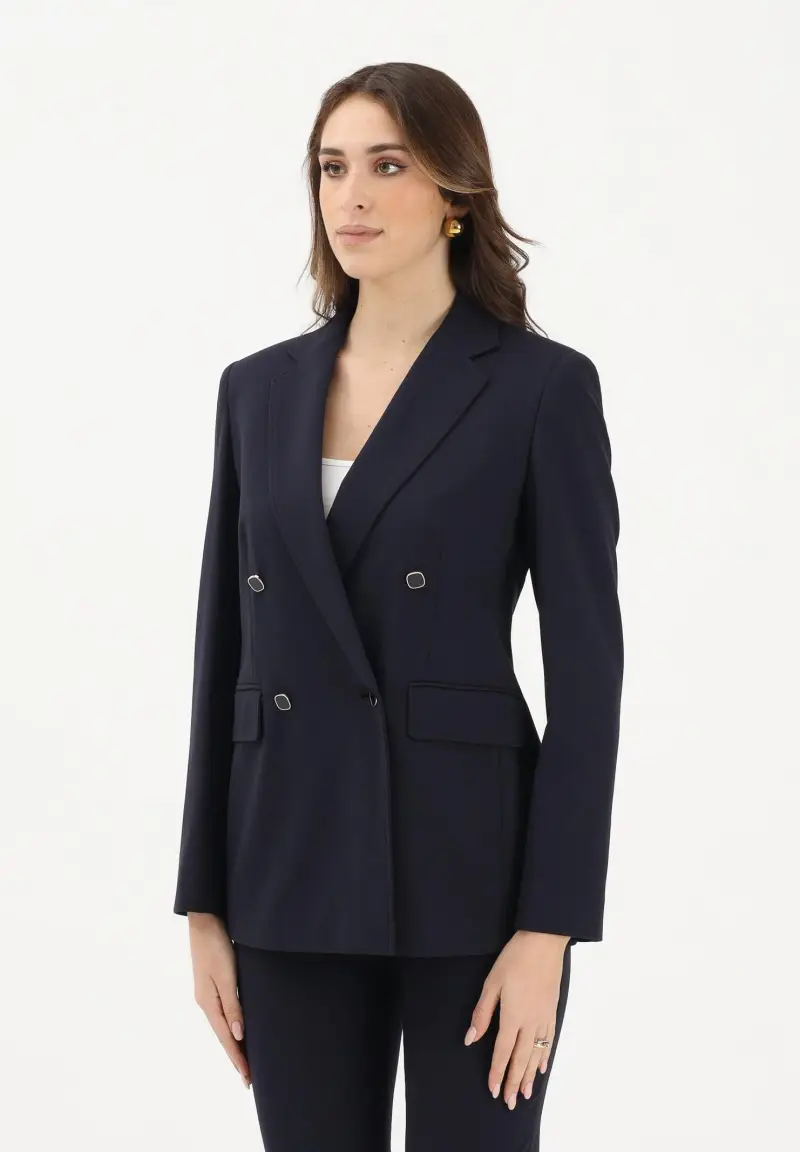 MAX MARA Giacca doppiopetto MSTRIVIERA blu da donna