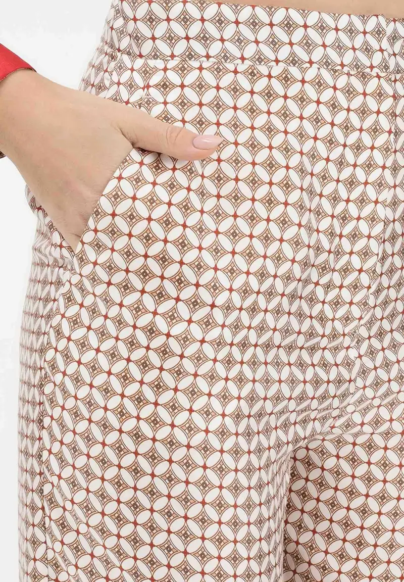 MAX MARA Pantalone MSTOTTELIA bianco da donna miniatura 3