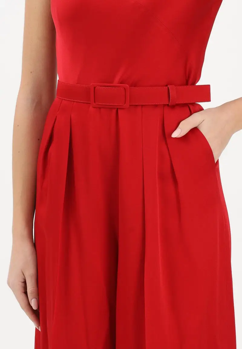 MAX MARA Tuta elegante MSEVESPA rossa da donna miniatura 3