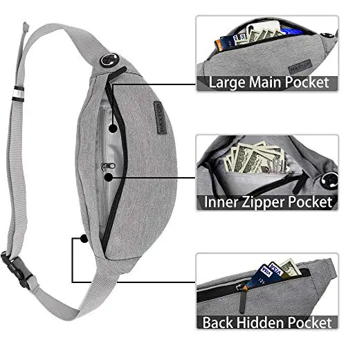 MAXTOP Marsupio Donna Grigio 3454907 miniatura 3