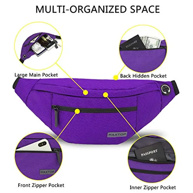 MAXTOP Marsupio Donna Viola 1599183 miniatura 3