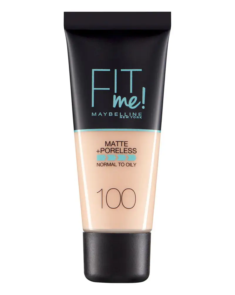 Fit Me Matte + Poreless fondotinta liquido 100 avorio caldo 30 ml