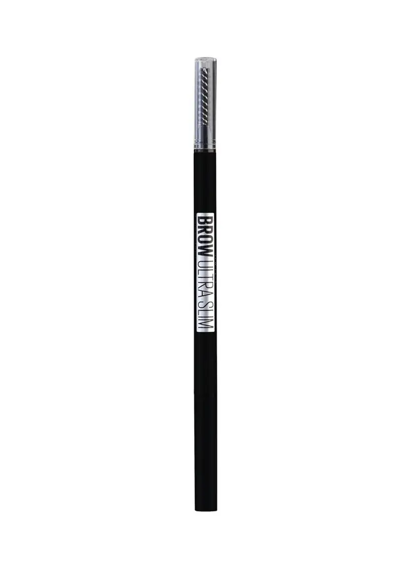 MAYBELLINE, Maybelline New York Matita Sopracciglia Brow Ultra Slim, Per Sopracciglia Precise E Definite, 007 Black., Donna, Nero, Taglia: FASUL