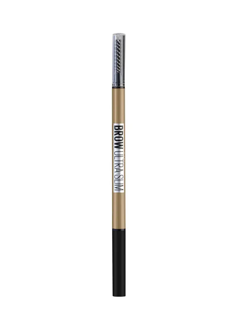 MAYBELLINE, Maybelline New York Matita Sopracciglia Brow Ultra Slim, Per Sopracciglia Precise E Definite, Blonde., Donna, Giallo, Taglia: FASUL