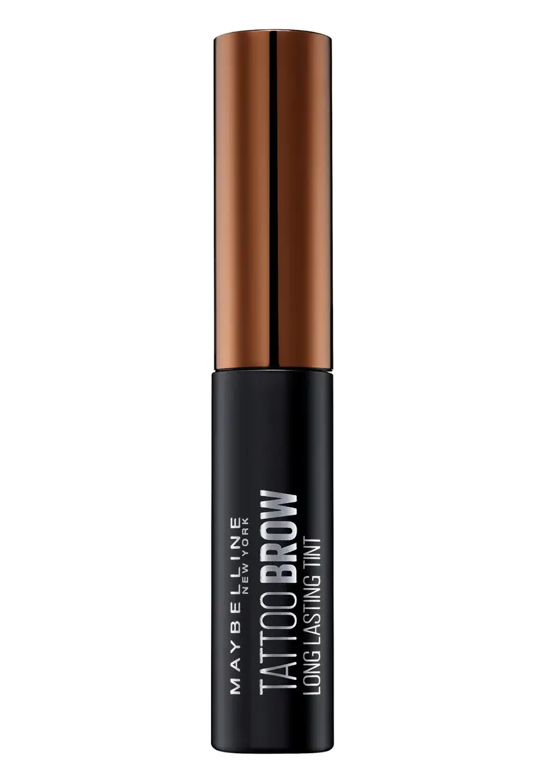 MAYBELLINE, Maybelline New York Tinta Sopracciglia Tattoo Brow Peel-off, Risultato Definito Fino A 3 Giorni, Medium Brown (02), 4.6 G., Donna, Bianco, Taglia: FASUL