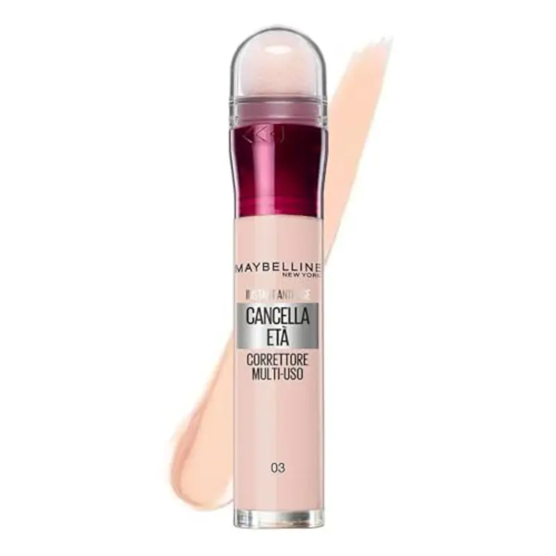 Maybelline New York Correttore Multi-Uso, Idratante e con Coprenza Modulabile, Imperfezioni e Occhiaie Coperte, Con Bacche di Goji e Haloxyl, Cancella Età, Tonalità: 03 Fair, 6, 8 ml miniatura 2