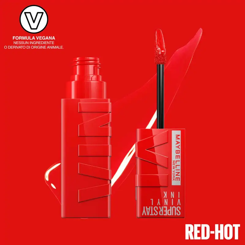 Labbra Superstay Vinyl Ink 25 Red-Hot - Rossetti miniatura 4