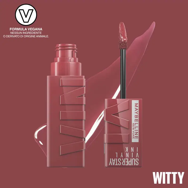 Labbra Superstay Vinyl Ink 40 Witty - Rossetti miniatura 4