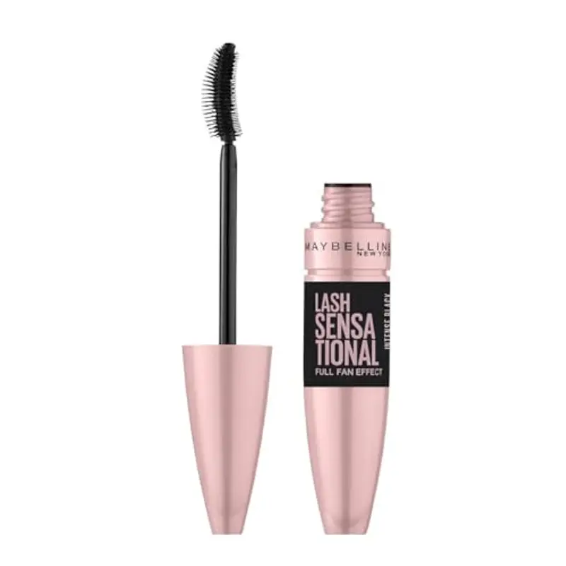 Maybelline New York Mascara Ciglia Sensazionali, Volumizzante, Effetto Ventaglio sulle Ciglia, Intense Black, 9, 5 ml miniatura 2