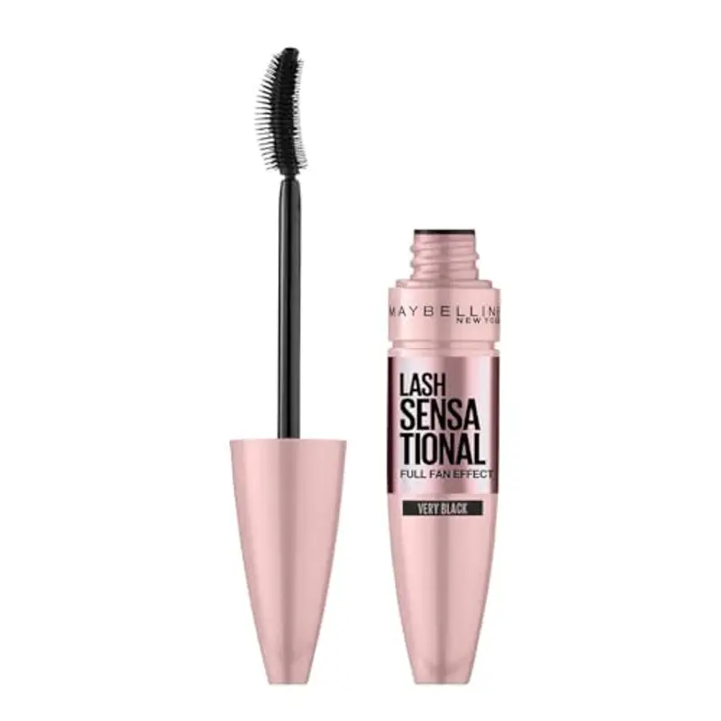 Maybelline New York Mascara Ciglia Sensazionali, Volumizzante, Effetto Ventaglio sulle Ciglia, Very Black, 9, 5 ml miniatura 2